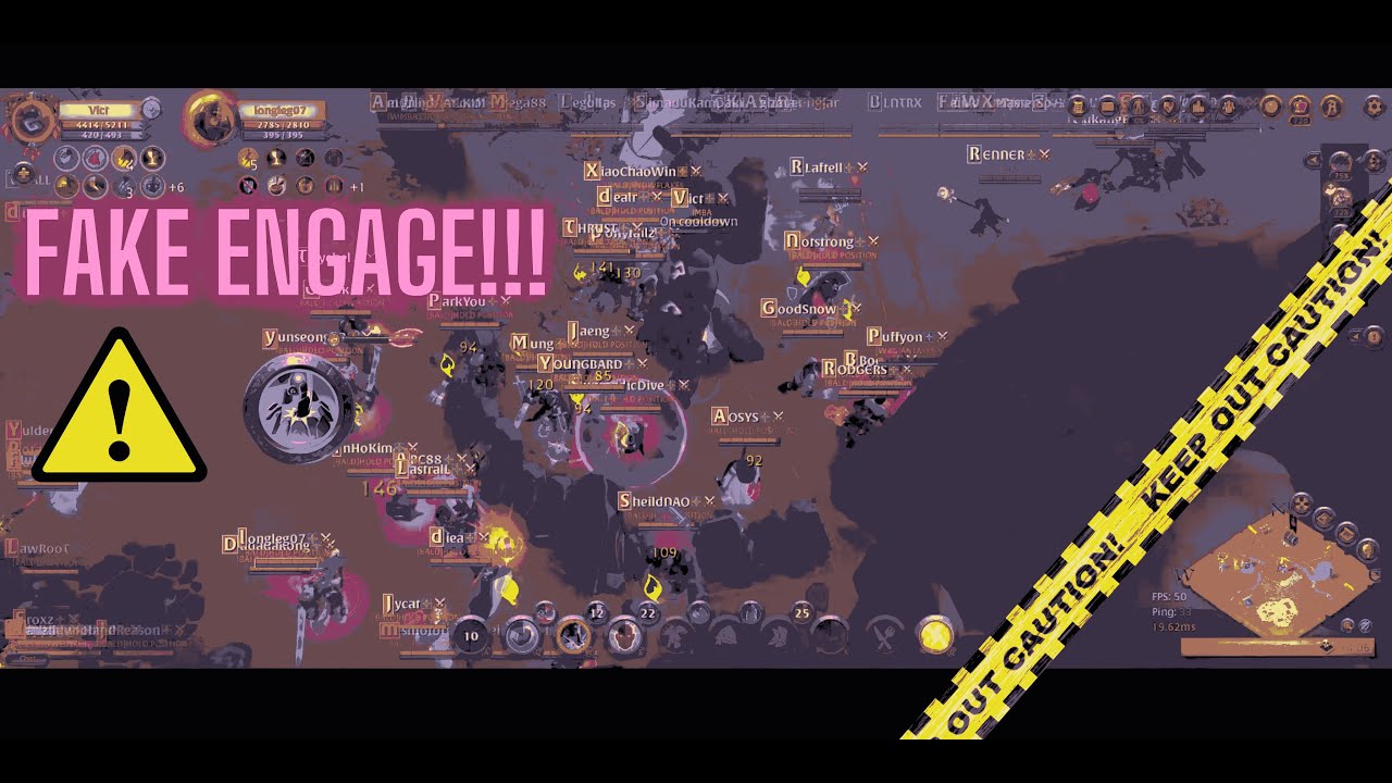 THE LIFE OF "FAKE ENGAGE" - Albion Online ZvZ (East) GOLEM POV