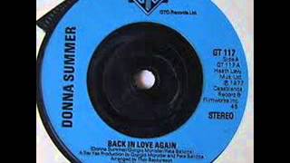Donna Summer - Back In Love Again