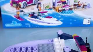 Сборка LEGO Friends 41316 катер с прицепом