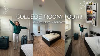 college room tour!! (student in Toronto)