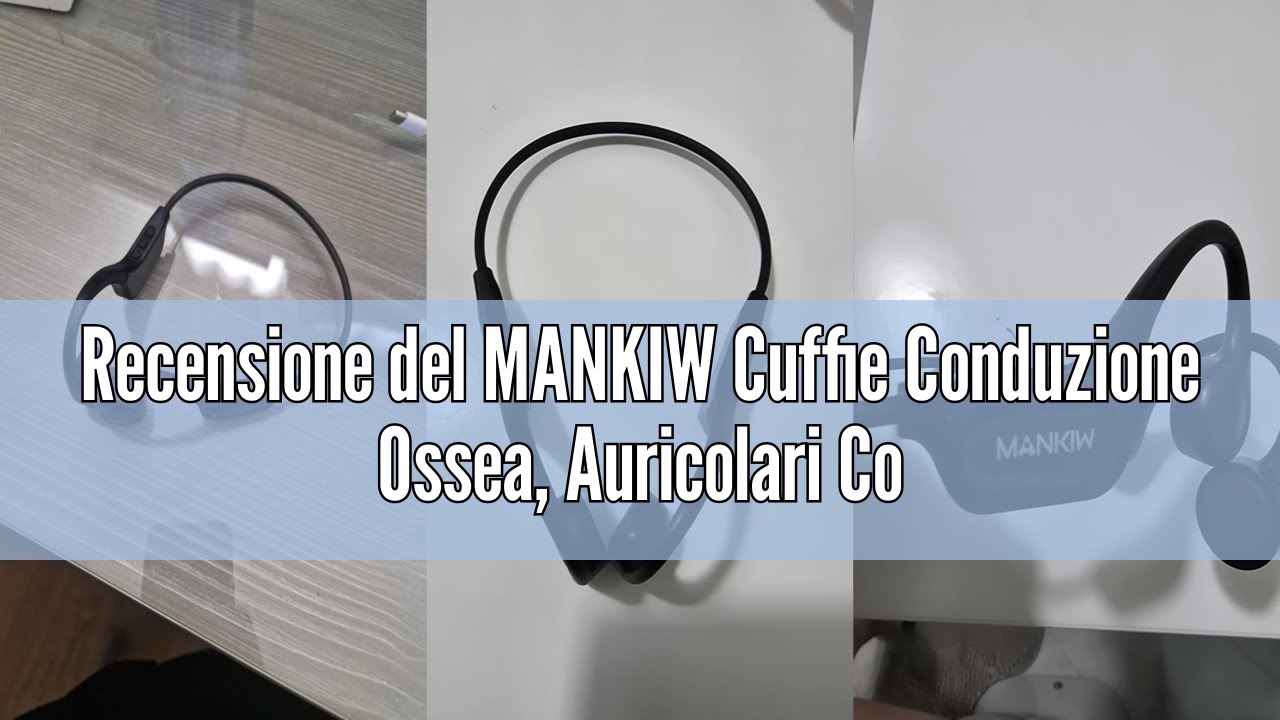 Cuffie A Conduzione Ossea Bluetooth 5.3 - Auricolari Aperte Per Sport, Corsa E Uso Quotidiano - Foto 10