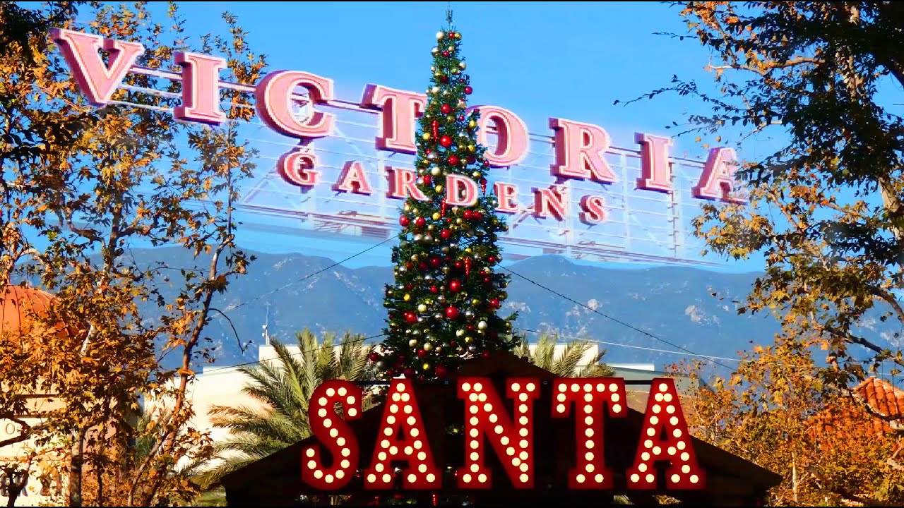 Christmas Tree at Victoria Gardens Mall. Rancho Cucamonga, CA