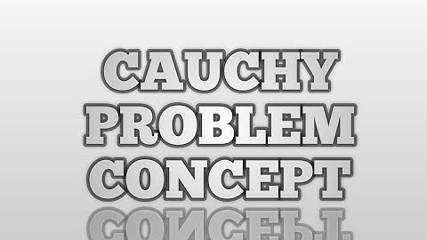 CAUCHY PROBLEM OF PDE