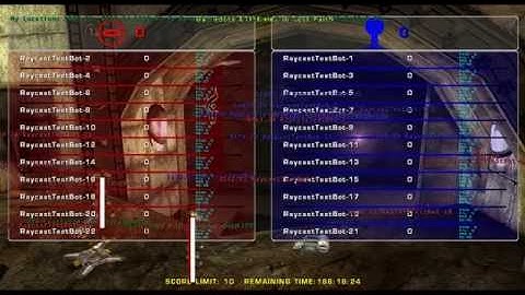 30 Pogamut bots running in UT2004