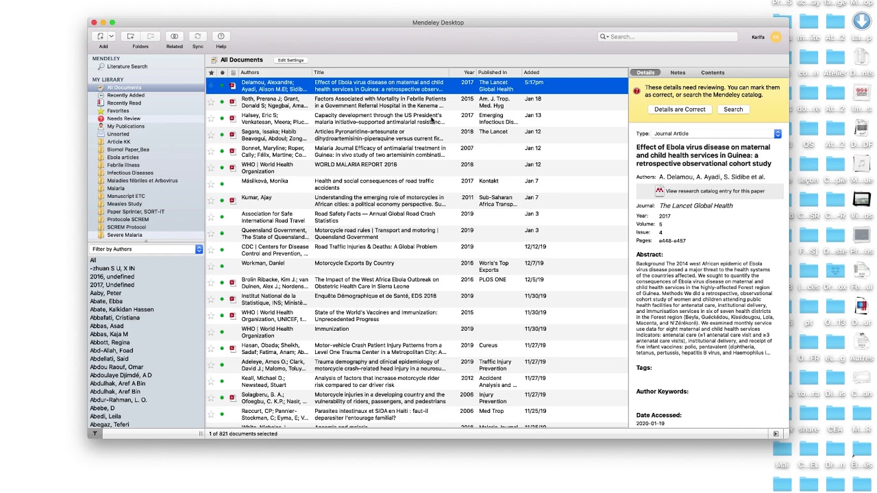 Gestion Des References Avec Mendeley Partie 2 YouTube