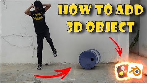 How to add 3d object in real life using Blender & Davinci resolve|Hindi Tutorial For Beginners.