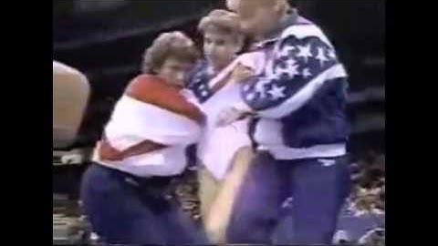 Kerri Strug Wins Gold for the United States