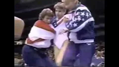 Kerri Strug Wins Gold for the United States