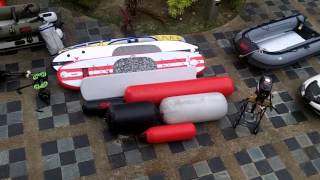 Inflatable boats and products from Kairos Inflatables