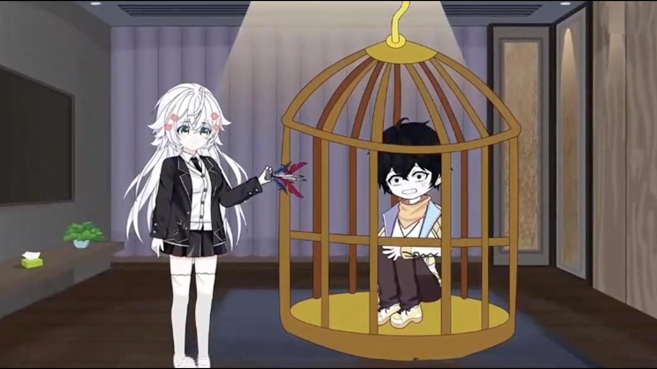 我的青梅是个病娇疯批，刚上初中时就想把我抓进笼子，如果我稍有挣扎，她就会把臭脚塞进我的嘴巴，然后抱着我亲三天三夜。#沙雕动画