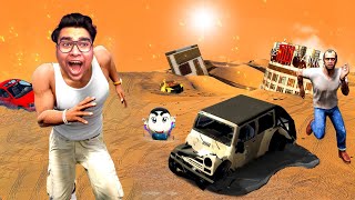 GTA V : Franklin Trying to Escape From The SANDSTORM || Professor Of Pc Gaming