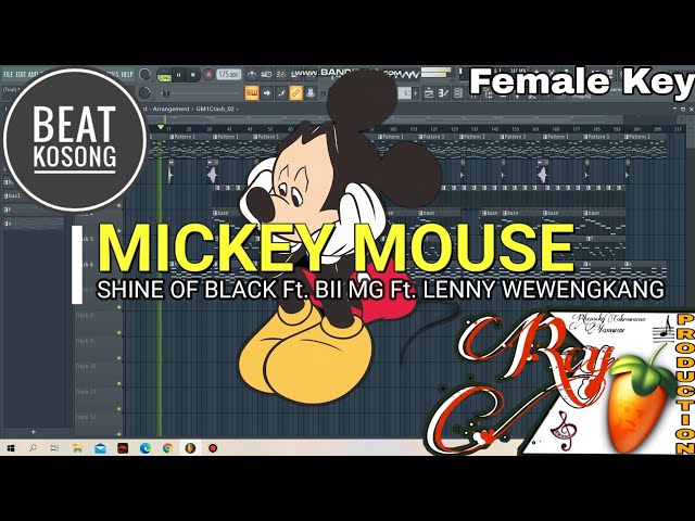 (Karaoke Female) MICKEY MOUSE - SHINE OF BLACK Ft. BII MG Ft. LENNY WEWENGKANG class=