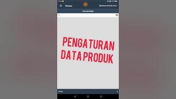 Kasir Toko Portabel Part 3 Pengaturan Data Produk