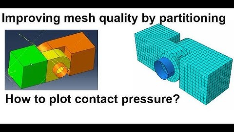Meshing techniques in Abaqus, How to improve mesh by partitioning in modeling a hinge