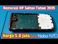Restorasi HP Sultan Nokia N70 mati total//HP Rongsokan