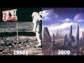 Evolution of the moon 1960s  3000