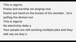 Falz   This is Nigeria   LYRICS