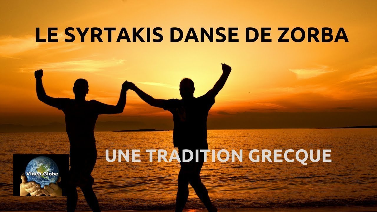 Grèce le Syrtakis danse de Zorba le Grec (dance the Sirtaki Zorba the
