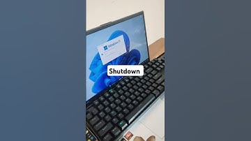 Shutdown Computer | #windows  | #tricks  |  #keyboard  | #asmr  | #tech | #gaming