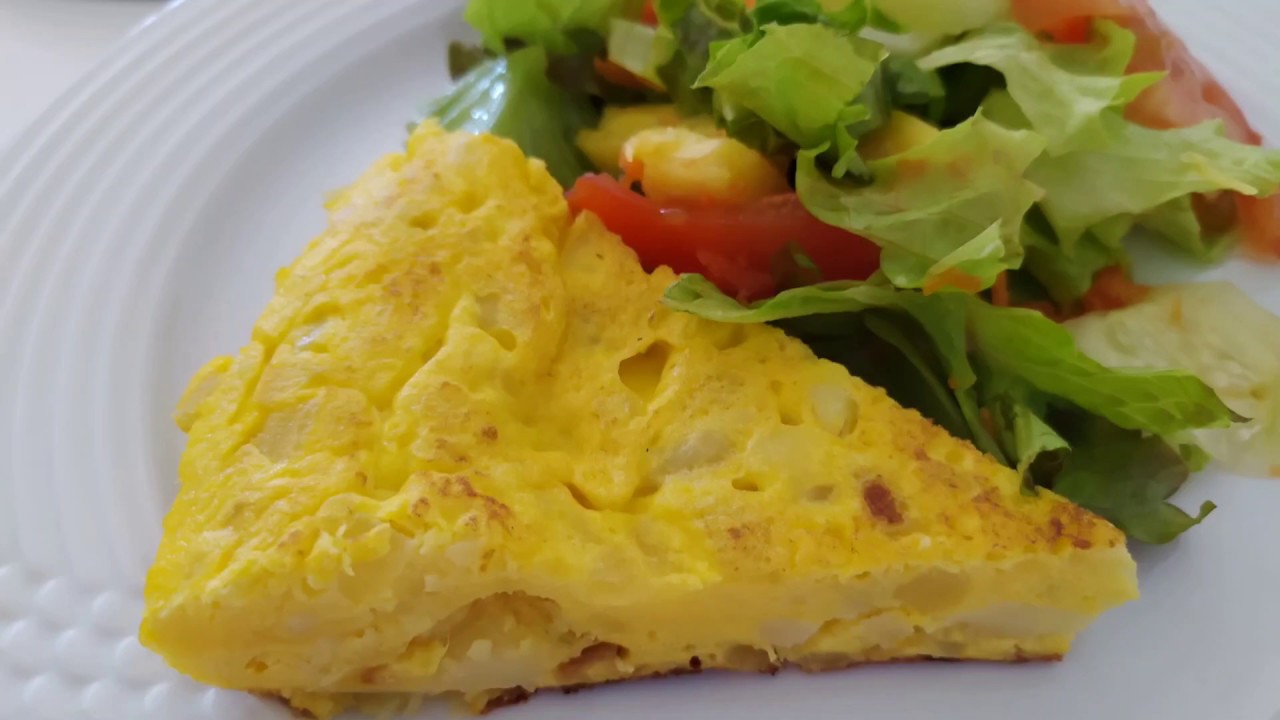 como hacer tortilla española sin freír las patatas fácil y sencilla