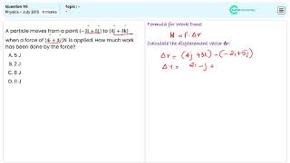 Class 12 Physics NEET 2016 Q119: Work Done by Variable Force Explained for NEET Preparation