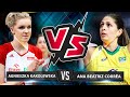 Agnieszka Kakolewska vs Ana Beatriz Correa | Who is the BEST for you? | Monster blocks | VNL 2019 |