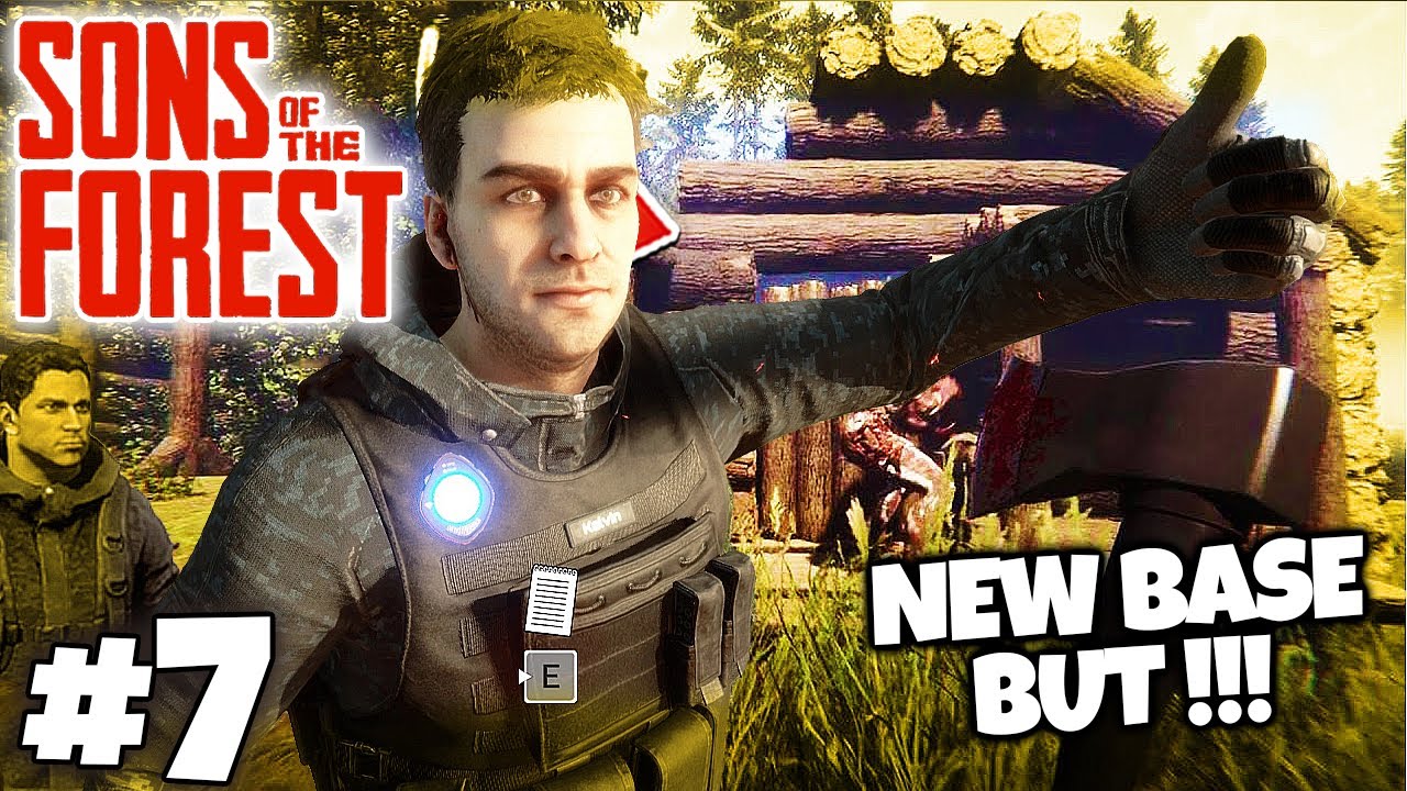 OUR FIRST BASE INAUGRATION BY RED GIANT IN SONS OF THE FOREST !! - YouTube