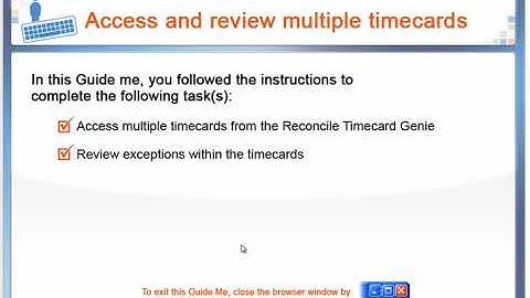 Kronos: Accessing and Reviewing Timecards