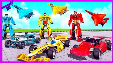 Formula Car Robot Transform Android gameplay #2