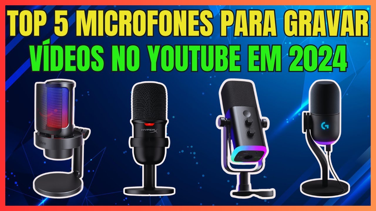 5 Microfone para Gravar vídeos em 2024🚀Melhores microfone para Gravar ...