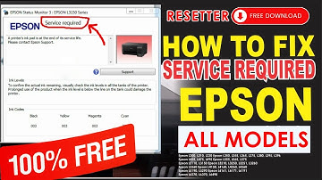 Service Required - FREE RESETTER DOWNLOAD (ALL EPSON PRINTER MODELS)