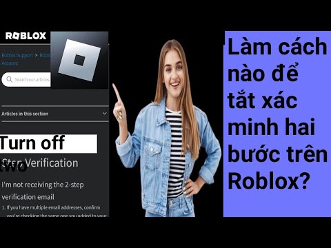 Làm cách nào để tắt xác minh hai bước trên Roblox? - YouTube