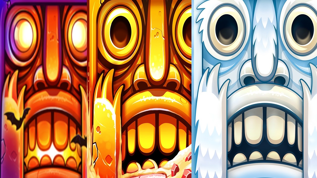 Temple Run 2 SKY SUMMIT VS PIRATE COVE VS HOLI FESTIVAL