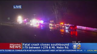 At Least 1 Dead In Multi-Vehicle Crash Along I-79, Southbound Lanes Closed