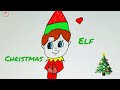 How to Draw an Elf | Christmas Drawing