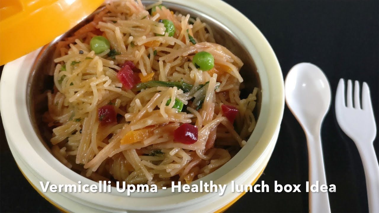 Vermicelli Upma Recipe Upma Recipe Healthy Lunch box Idea YouTube