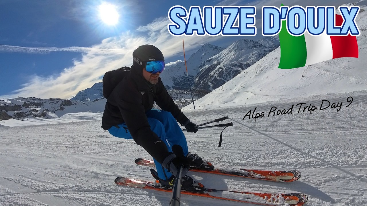 Van Life in the Alps: Skiing at Sauze d'Oulx, Italy | Road Trip Day 9