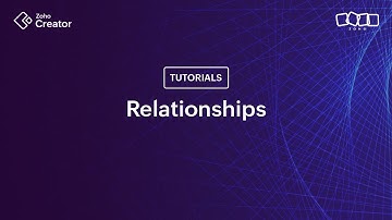 Creating Form Relationships using Lookup Field | Zoho Creator Tutorial