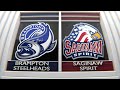 OHL Highlights: Brampton Steelheads @ Saginaw Spirit Jan. 4, 2026