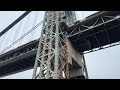 Man climbs george washington bridge causing traffic nightmare