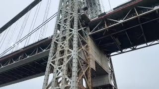 Man climbs George Washington Bridge causing traffic nightmare