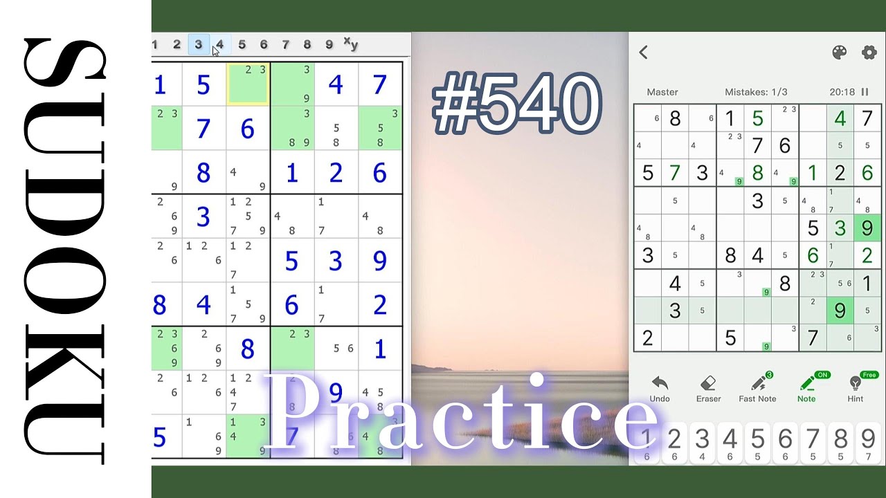 Sudoku Practice 540 