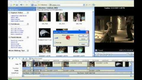 Working with Audio in Windows Movie Maker