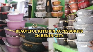 THE BIGGEST KITCHEN ACCESSORIES STORE IN BENIN CITY BUY ALL TYPE OF POT GAS COOKER OVEN DINNING SET