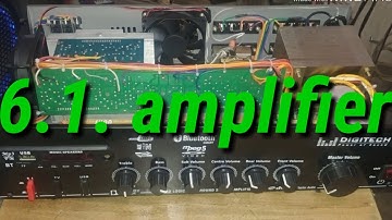 6.1 amplifier (using stk 4191 , stk 4141 heavy amplifier) 5.1 amplifier model