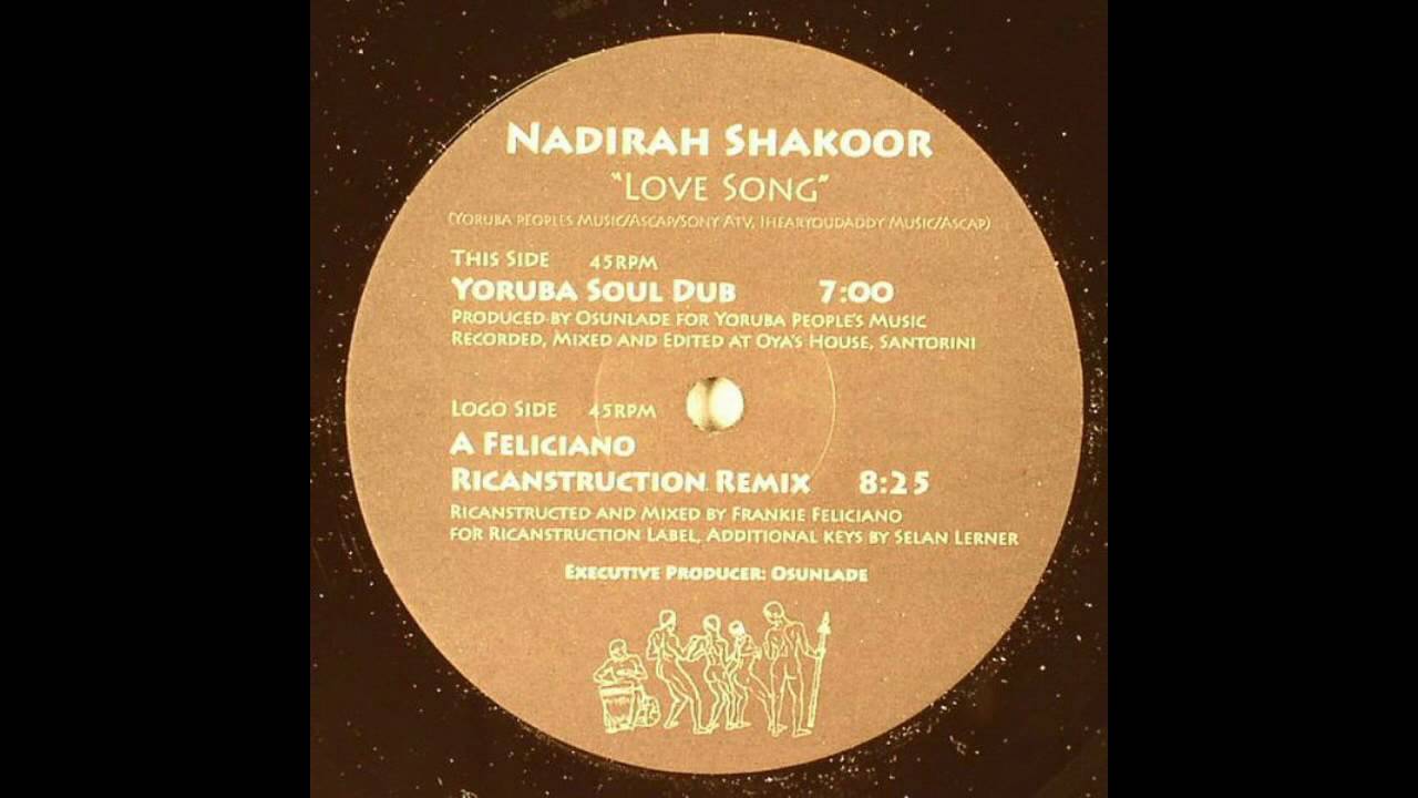 Nadirah Shakoor - Love Song (Frankie Feliciano Ricanstrucion Mix)