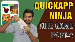 QuickApp Ninja Make Money From Creating Android Quiz Games Part-2 screenshot 2