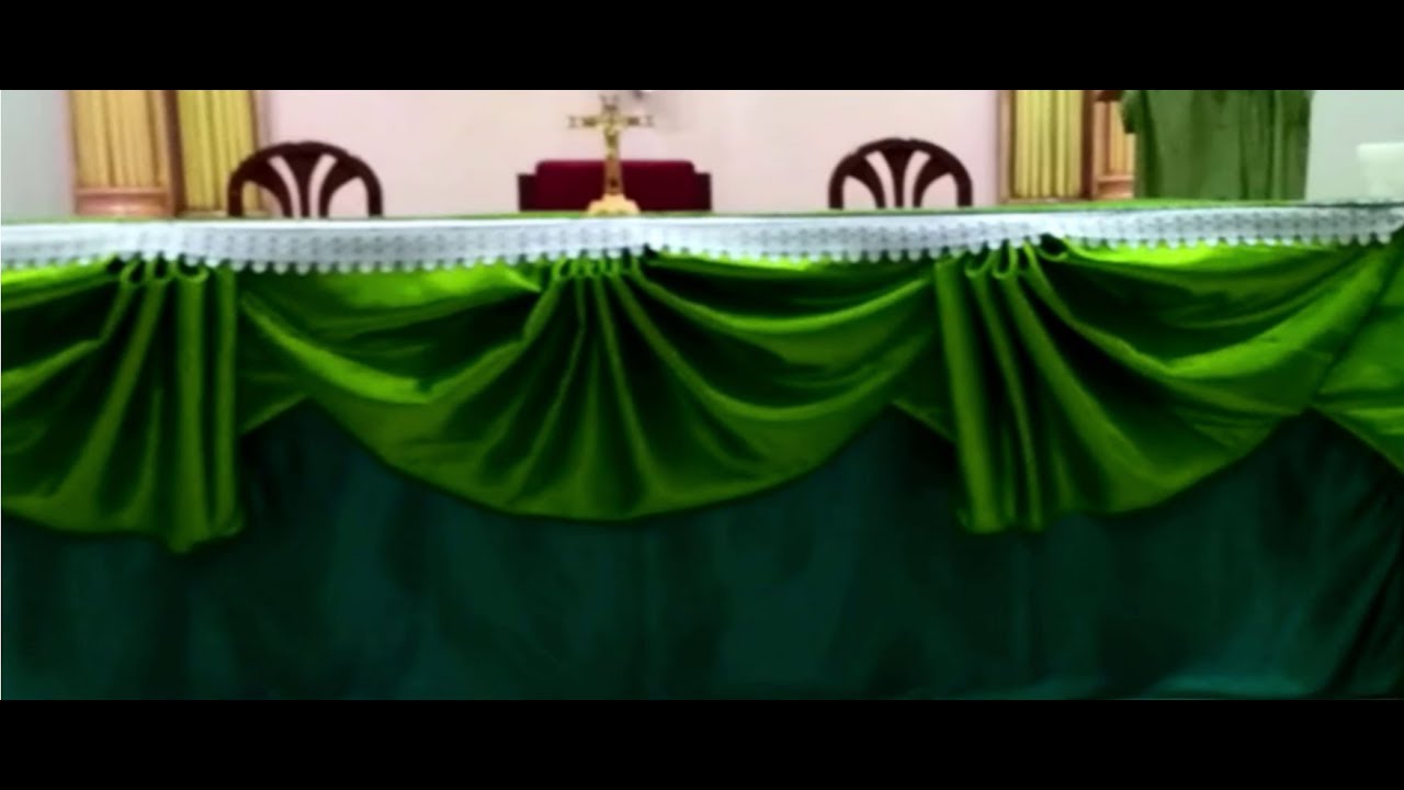 church altar decoration - YouTube