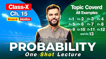 Class 10 Maths Ch. 15 Probability Examples 1-13 Full Solution | NCERT #jmi #amu
