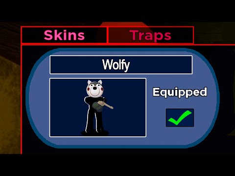 Playing As Secret Wolfy Skin Roblox Piggy Book 2 Customs Youtube - roblox piggy book 2 drawings